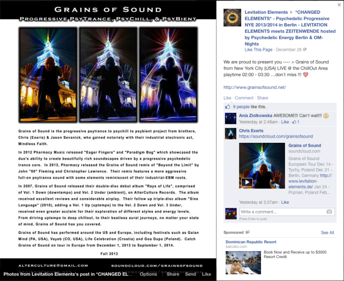 Grains of Sound - New Year's Eve JOKE