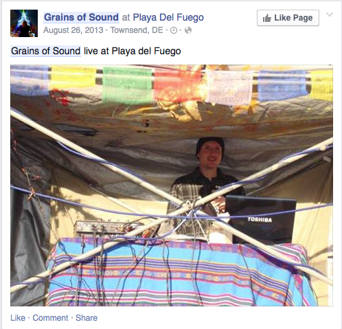 Chris trying to lure the burner crowd He's NEVER played Playa Del Fuego